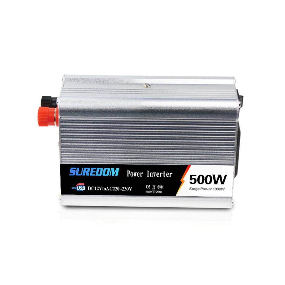 500w逆变器 车载逆变器 12/24v转110/220v车载电源逆变器带USB