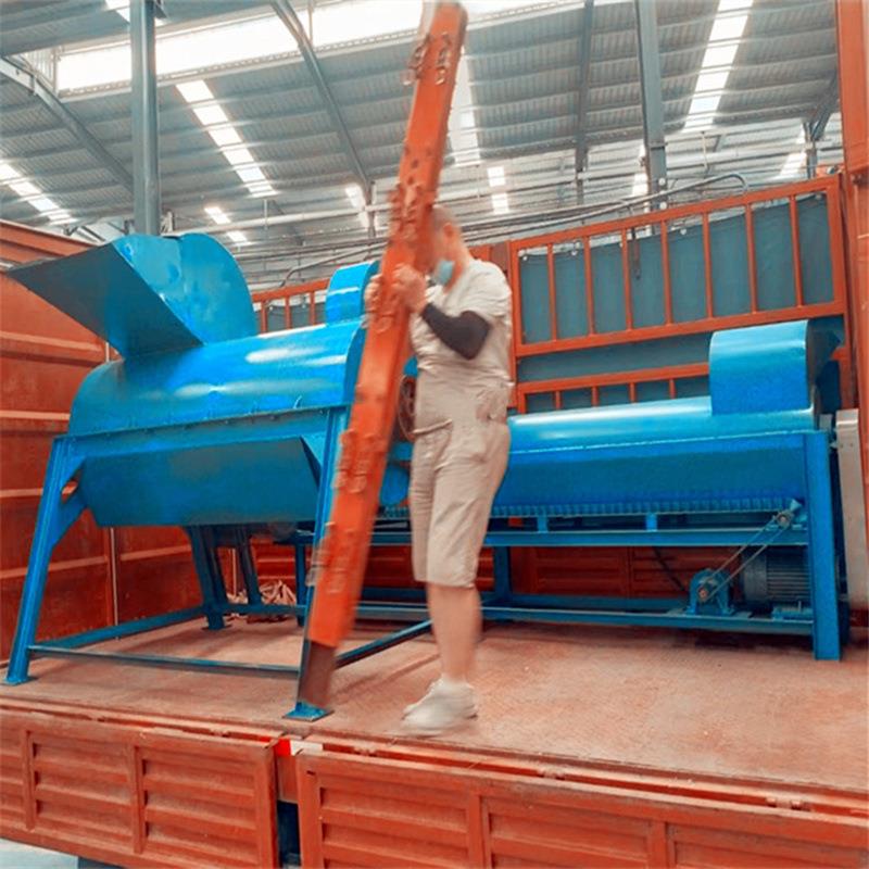 中大型过期食品处理粉碎机 临期糖果巧克力面包辣条包装纸分离机