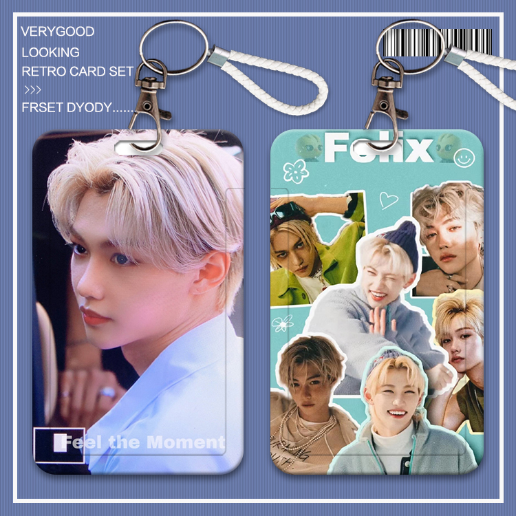 StrayKids李龙馥Felix黄铉辰证件照学生校卡套厂牌公交地铁卡双面