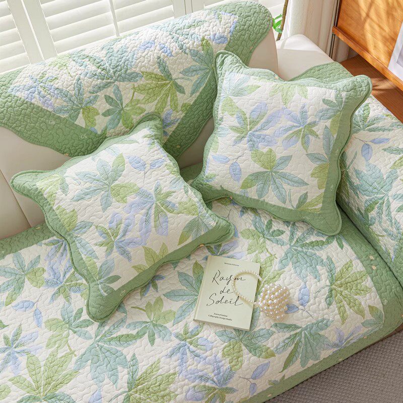 2025新纯棉沙发垫防滑四季通用全棉布艺坐垫可机洗简约皮沙发盖巾