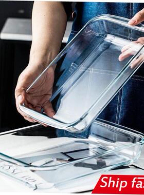 dinner bowls plates dish glass heat resistant baking oven