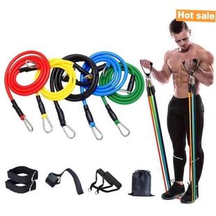 11pcs Resistance Band Gym Equipment Rubber exercise Band