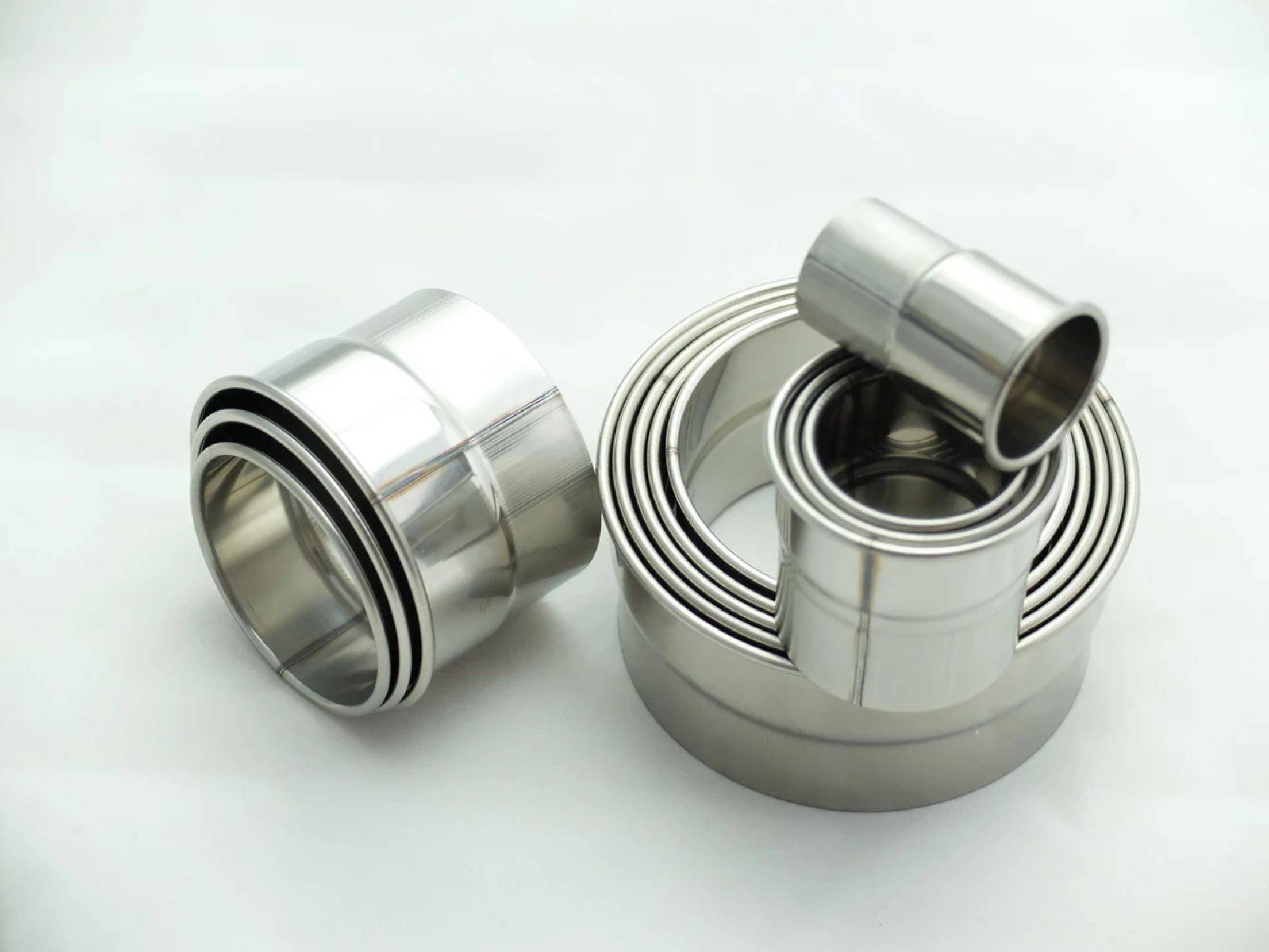 高级12头不锈钢印模 圆形光级 带齿牙级 圆形印模 点心模钢切模