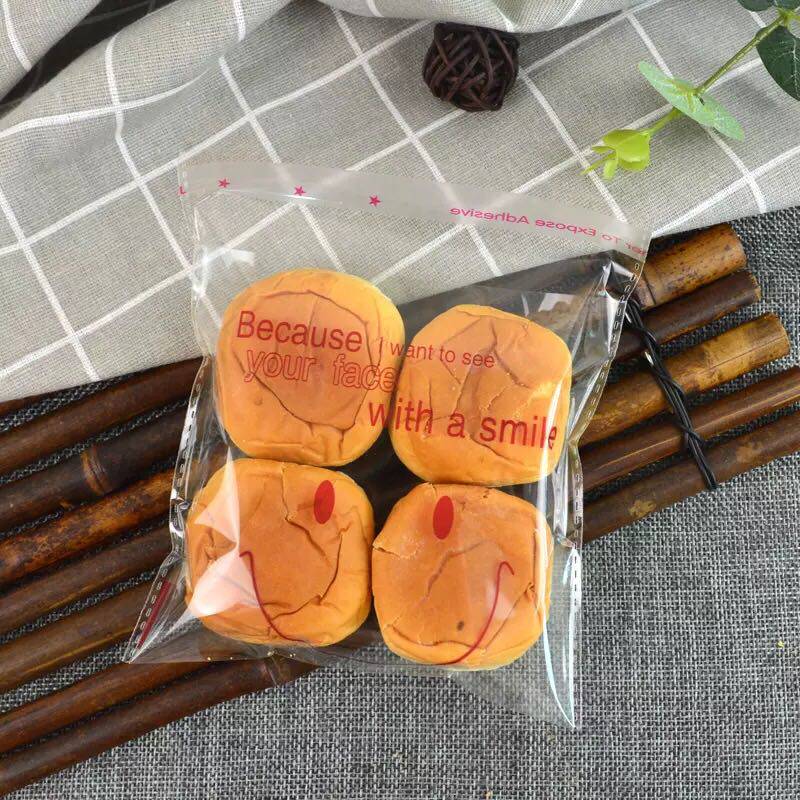 烘焙蛋糕半透明自粘袋