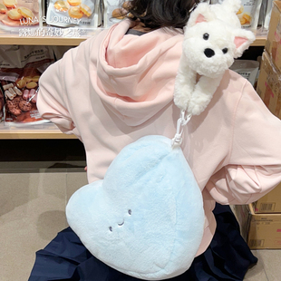 露娜的奇妙之旅西高地爱心小狗趴肩包Lolita毛绒玩偶可爱斜挎包包