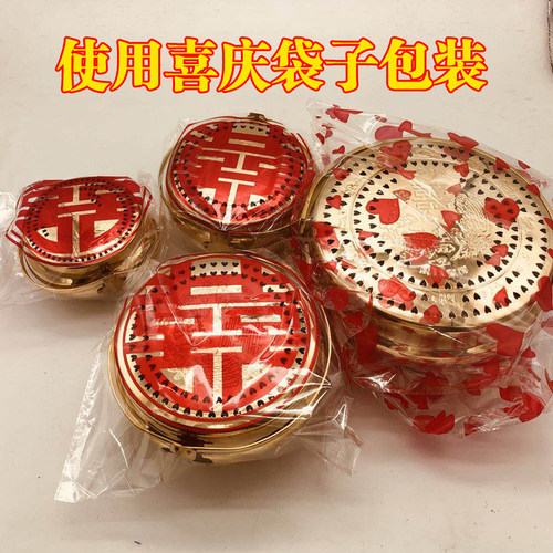 婚庆用品铜火炉婚礼冲旺火盘嫁妆