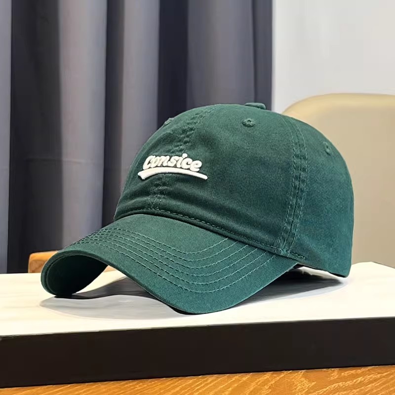 CONsice时尚简约鸭舌棒球帽大头可戴韩版遮百搭软顶帽显脸小休闲