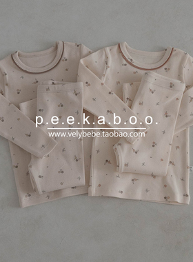 【春秋】peekaboo童装韩国儿童家居服宝宝睡衣套装