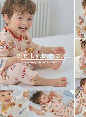 【春夏七分】cordi-i正品韩国童装儿童家居服宝宝睡衣套装A类面料