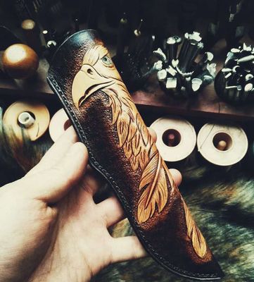 真皮刀鞘定制北欧刀套刀裤子