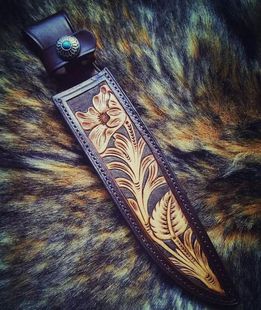 刀套定制 真皮 定做 定做真皮刀鞘 刀套 尼泊尔狗腿刀 猎刀博伊