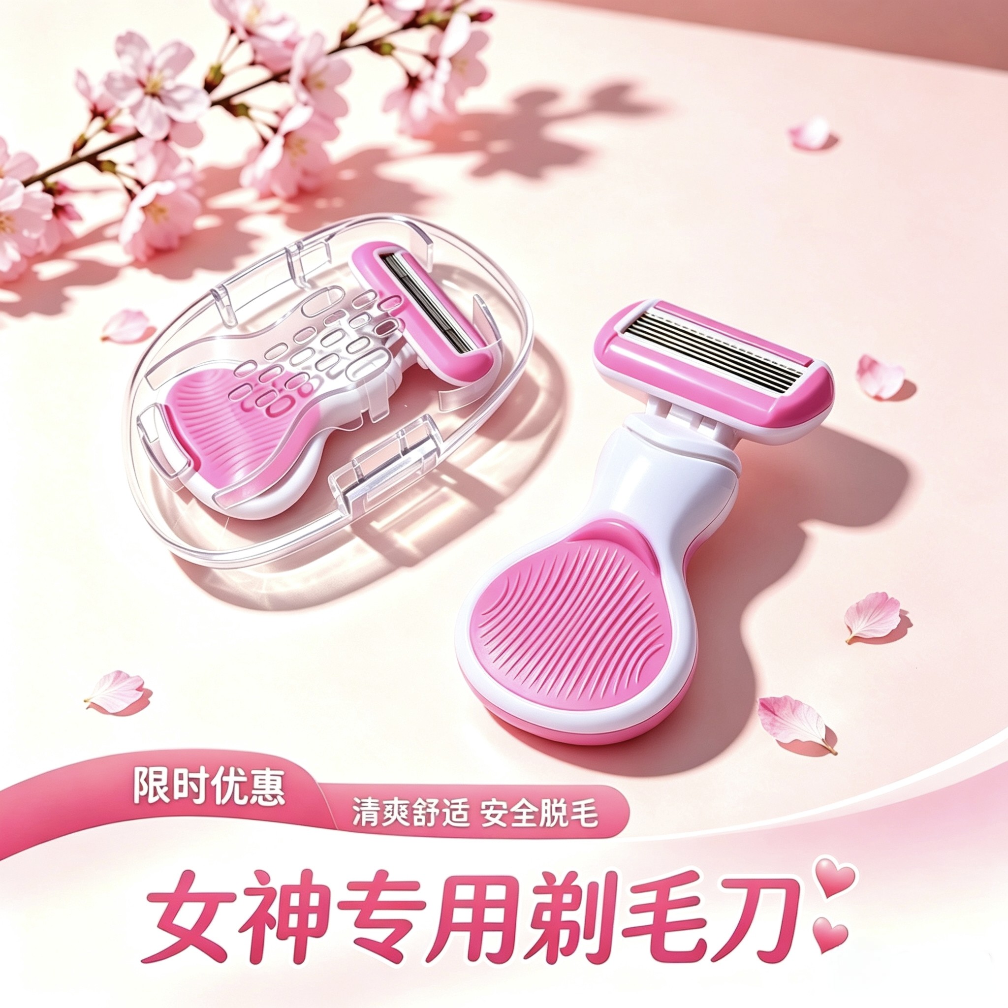 女士专用刮毛刀刮腿毛神器