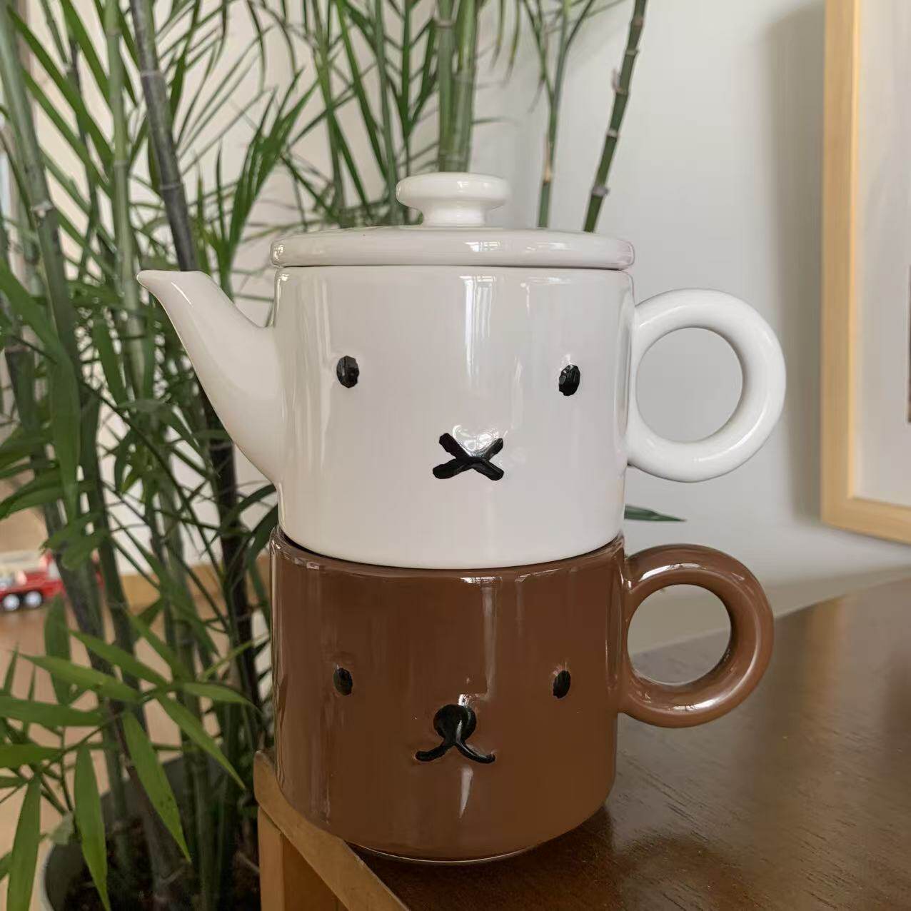 荷兰小兔陶瓷米菲兔茶壶马克杯套装小熊马克杯乔迁好友礼物,餐饮具,整套茶具,淘宝优惠券,粉丝福利购,淘宝优惠卷