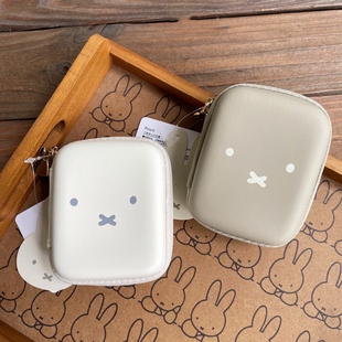 日系米飞兔收纳包卡通迷你口红便携耳机包旅行化妆包硬盒工具包