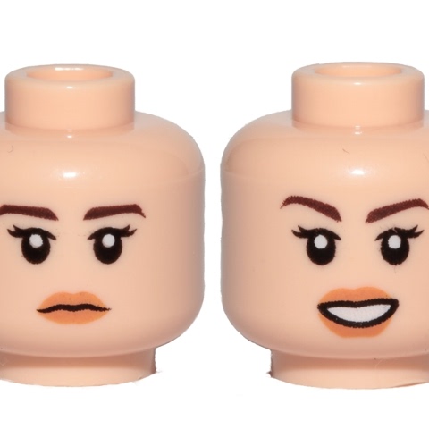 LEGO 乐高 超级英雄 3626pb2109 惊奇队长 sh555 人仔零件 头表情