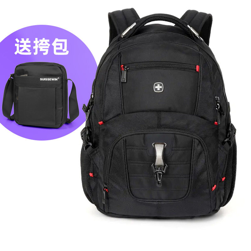 隔层多口袋多功能多结实型背包图片