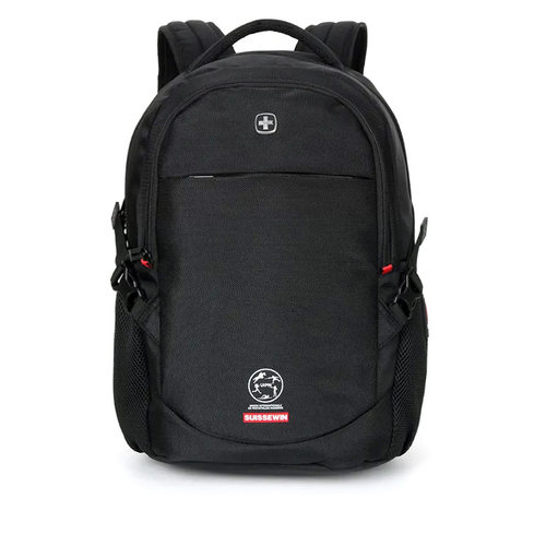祥兴箱包SUISSEWIN大容量双肩包男时尚背包休闲旅行包中学生书包