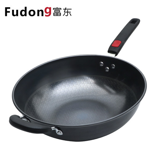 富东炒锅平底家用电磁炉燃气灶