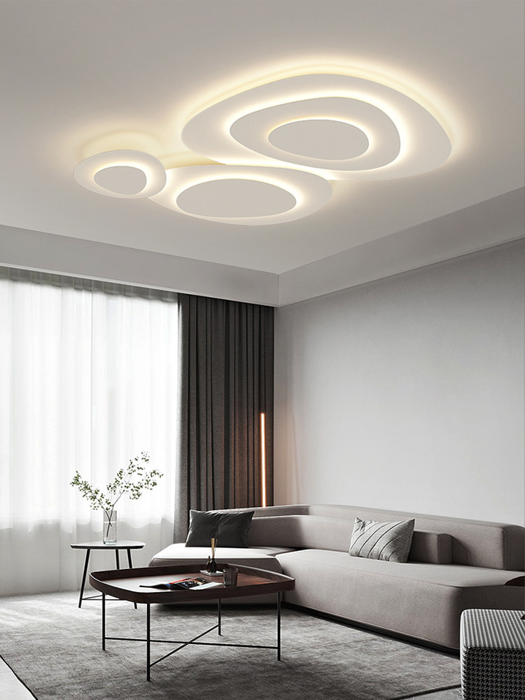 正品牌奥普轻奢客厅灯北欧简约现代led吸顶灯大厅卧室主灯超薄创