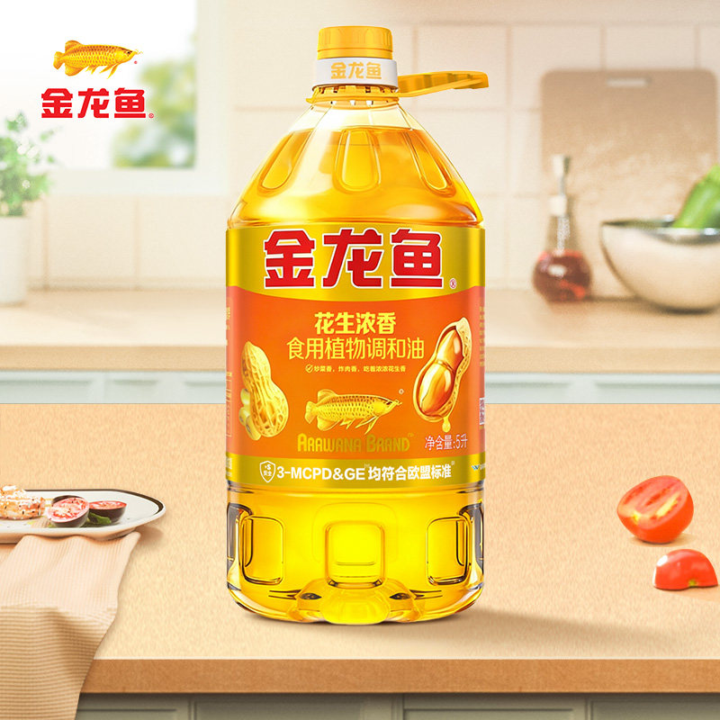 金龙鱼浓香调和油炒菜烹饪大桶装图片