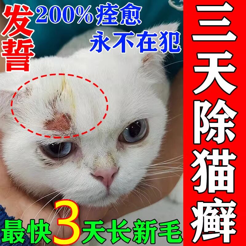 猫癣专用特效药治疗猫咪皮肤病真菌感染去幼猫藓外用的药喷雾剂ly