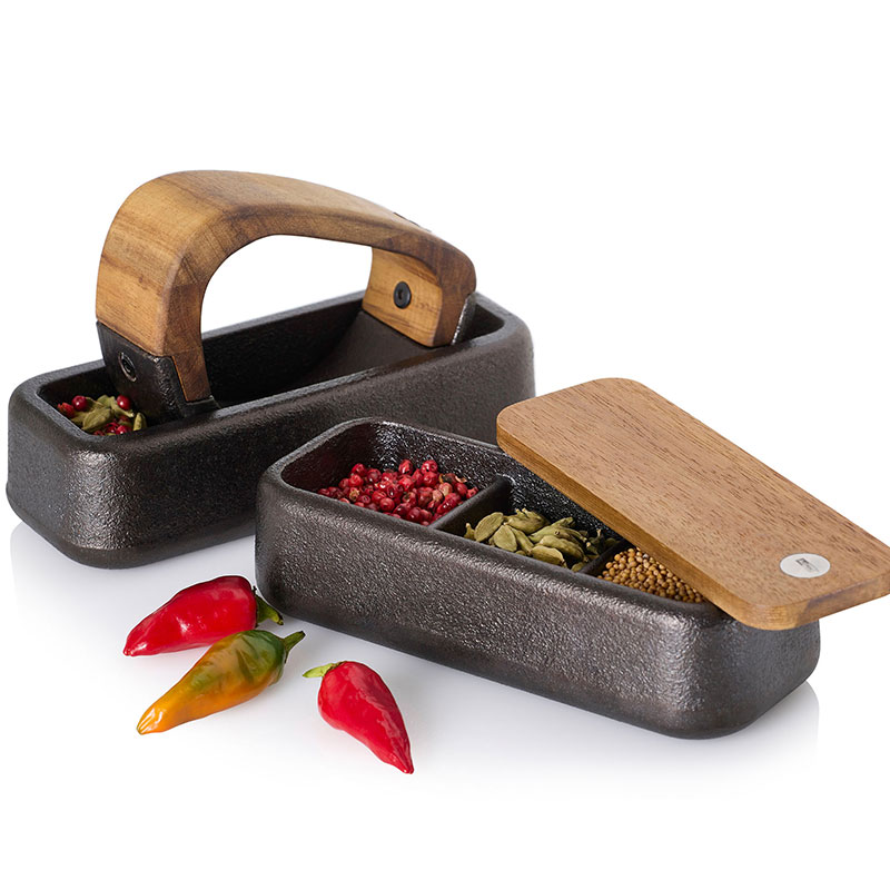 Adhoc厨房调料铸铁日式研磨盘