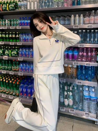 Модный спортивный костюм, толстовка для отдыха, комплект, популярно в интернете, в западном стиле