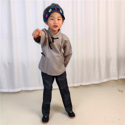 儿童老太太奶奶角色扮演服装西游记三打白骨精表演出服舞台女童