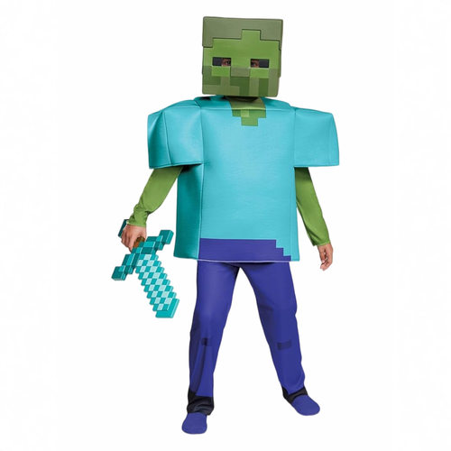 我的世界僵尸儿童cos服饰游戏minecraft表演服万圣节服装