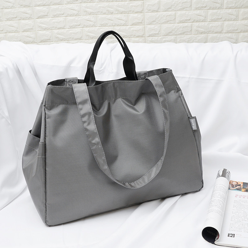 旅行包轻便简约女尼龙瑜伽包便携折叠旅行袋男健身包大容量行李包