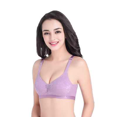 女士三排扣中老年大码妈妈内衣