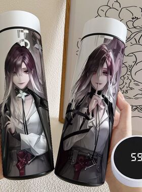 无期迷途瑟琳智能保温杯大容量不锈钢杯便携高颜值测温度显示水杯