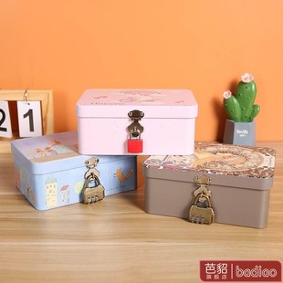 时光胶囊时间囊创意号锁盒收纳盒子半岛密码盒子桌面储物盒包