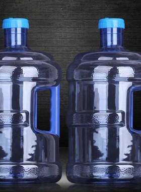 纯净水水桶小号空瓶子升级矿泉水桶加厚饮水桶简易空桶桌面带提把