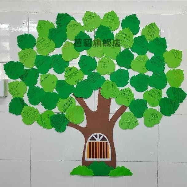 心愿树学生写梦想愿望鼓励成长智慧许愿墙贴纸教室装饰黑板报布置