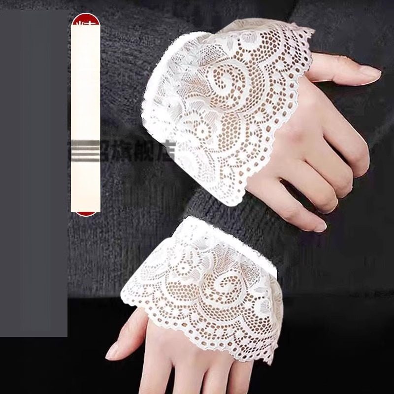 毛衣袖子加长接边蕾丝短接袖假袖子女网纱花边装饰袖子短瞭假袖口,居家布艺,花边,淘宝优惠券,粉丝福利购,淘宝优惠卷