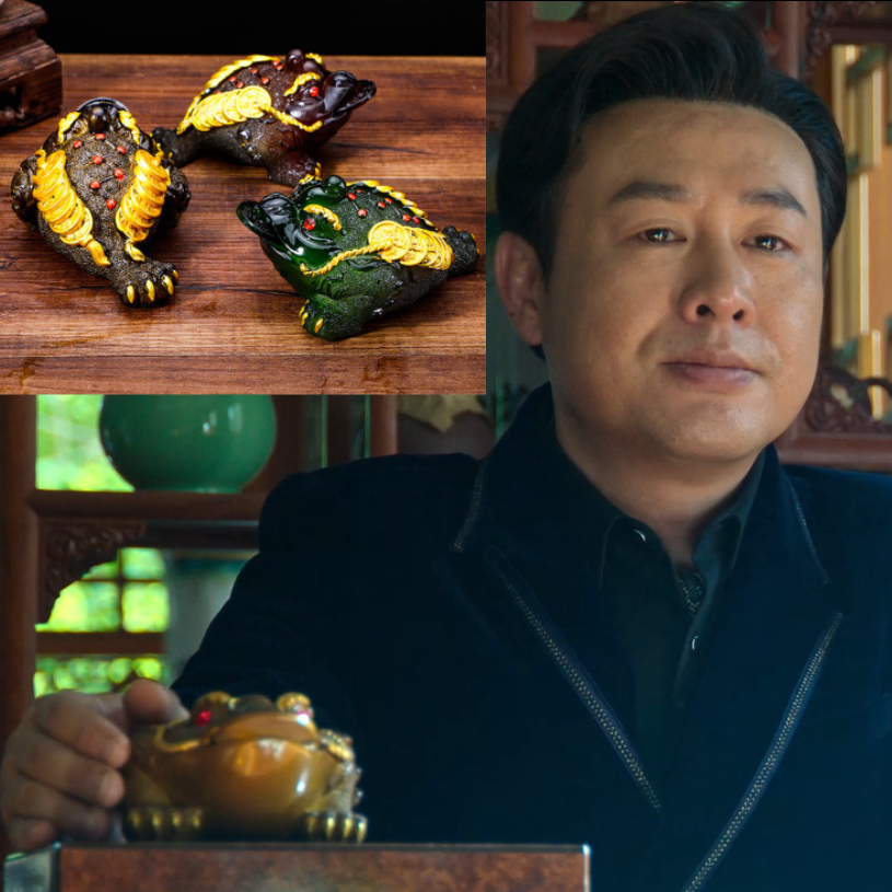 高启强同款金禅蟾蜍狂飙茶宠泰叔金蟾三脚金蟾茶几摆件变色蛤蟆