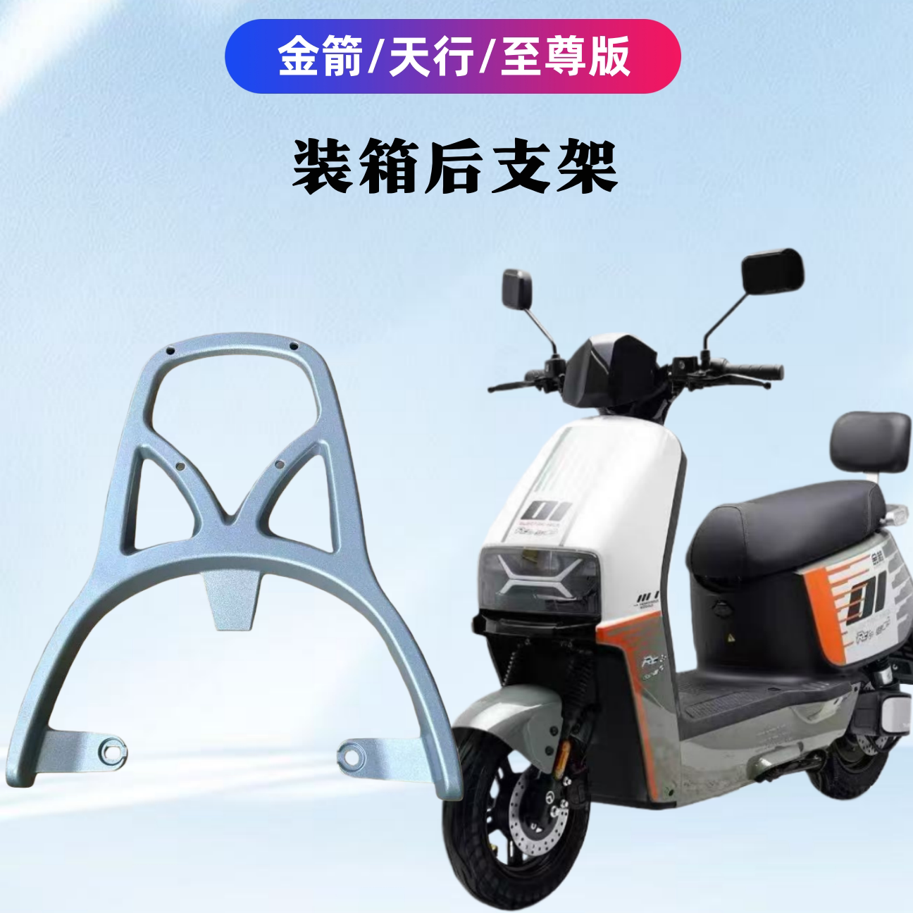 金箭天行至尊版电瓶车后支架