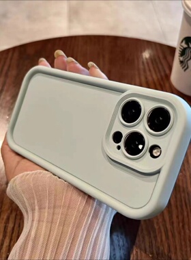 磨砂防指纹纯色硅胶适用苹果14手机壳iphone13proamx女款12新款11网红款12promax极简15pro全包XR防摔软xsmax