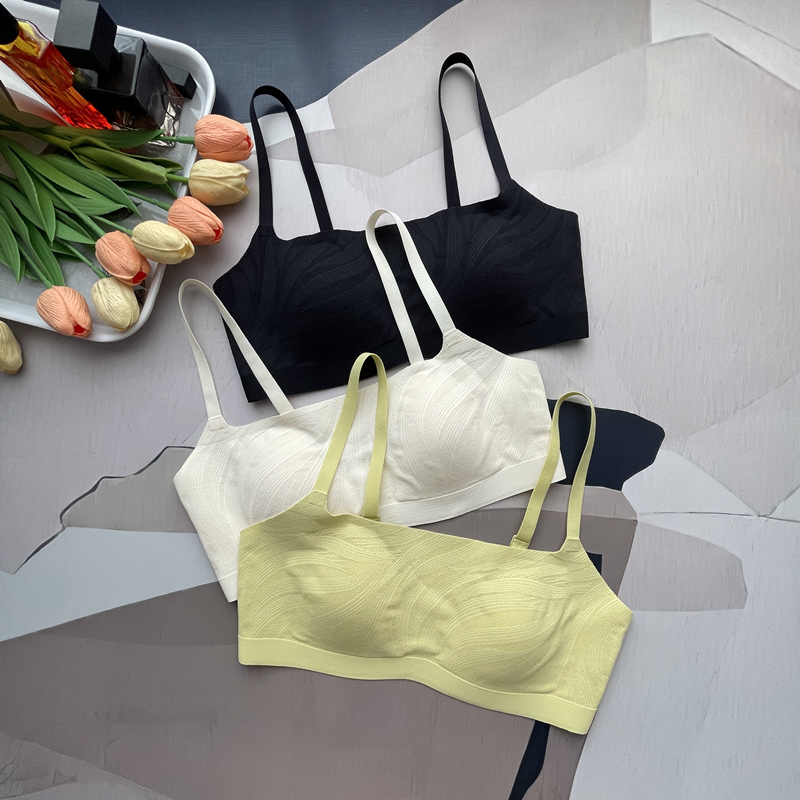 性感抹胸式兔耳朵小鸢尾蕾丝文胸