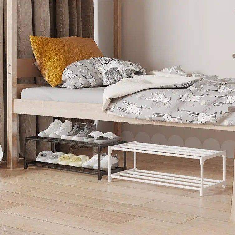 鞋架宿舍床下床底寝室小型大学两层学生简易下铺双层小窄桌下鞋柜,收纳整理,鞋子收纳架,淘宝优惠券,粉丝福利购,淘宝优惠卷