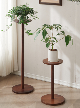 实木花架客厅落地式室内多层花盆托架阳台多肉置物架植物摆放架子