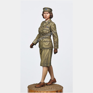 1/35模型英国陆军ATS部队少尉伊丽莎白公主摆件兵人gk白模手办131
