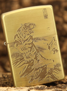 zippo原装正品打火机纯铜