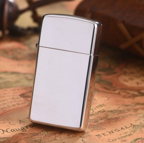 美国原装正品 ZIPPO打火机 纯银纤巧镜子 窄机 专柜正版 限量版