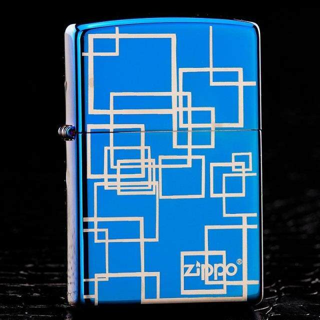 美国原装正品 ZIPPO打火机防风 蓝冰抽象自由空间A 专柜正版限量