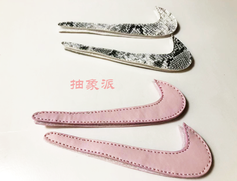 AJ1 Union X KO 魔术贴换钩 粉色薄荷绿腰果花牛仔帆布钩子