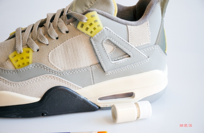 AJ4 灰兔子 兔年 灰绿色 中底掉色补色修复手绘颜料淡米白色颜料