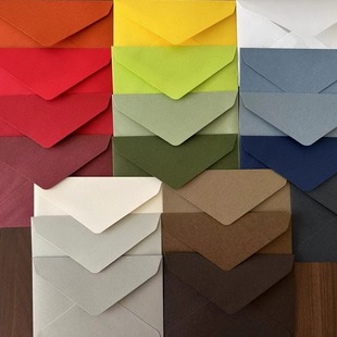 可印logo彩色红色牛油果绿色C6明信片高级感西式 信封信纸 套装