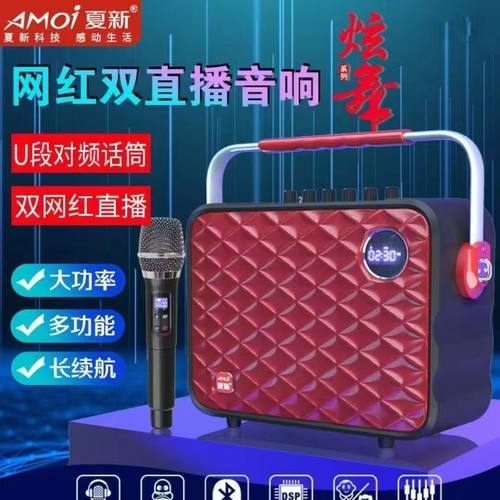 夏新V9移动便携广场舞唱歌音箱